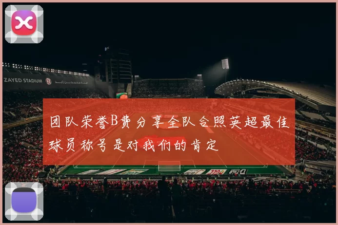 团队荣誉B费分享全队合照英超最佳球员称号是对我们的肯定